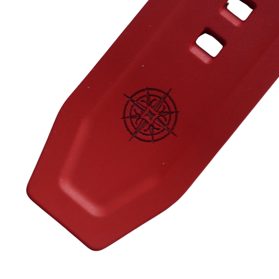 Red FKM Rubber Strap