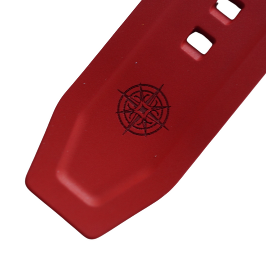 Red FKM Rubber Strap