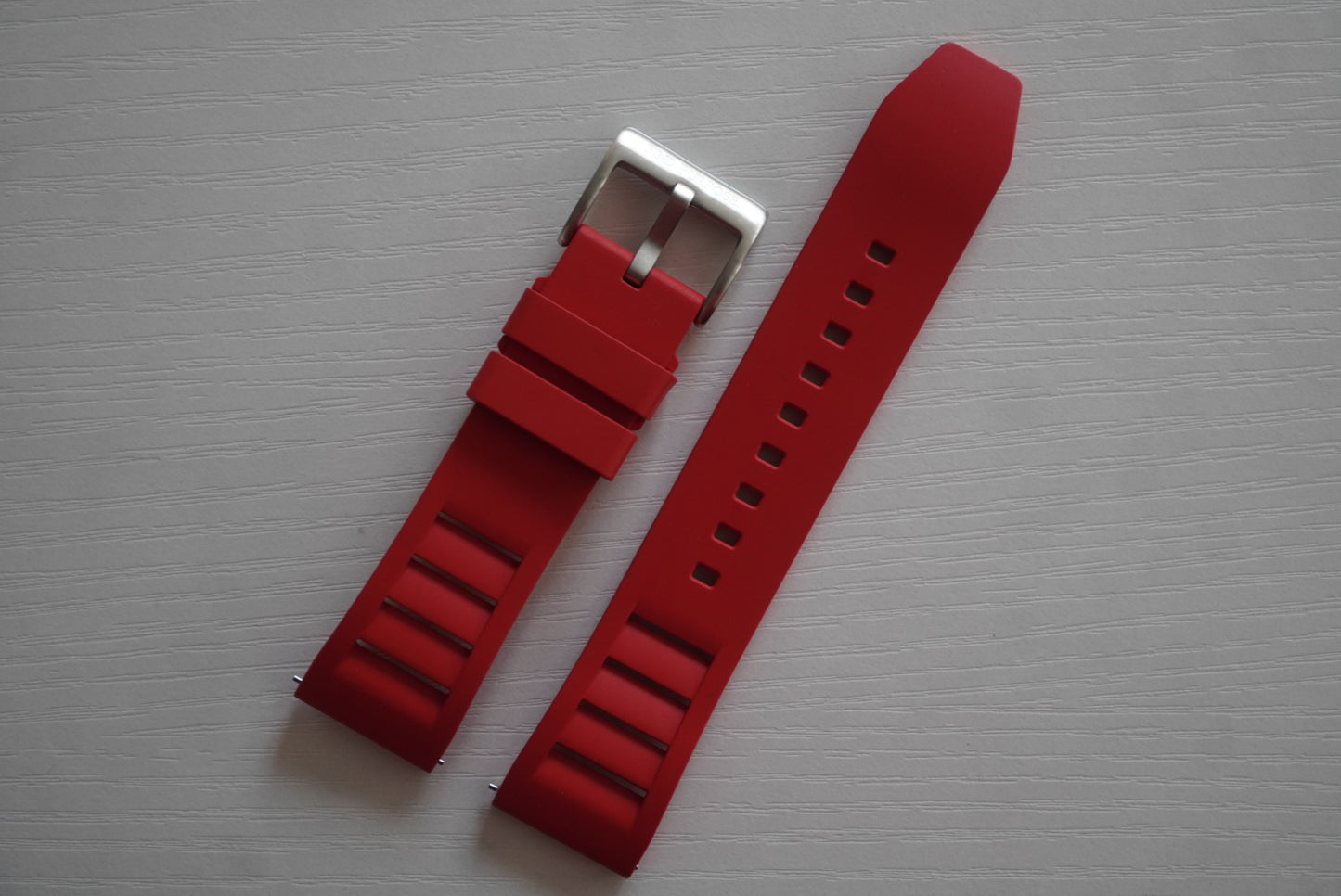 Red FKM Rubber Strap