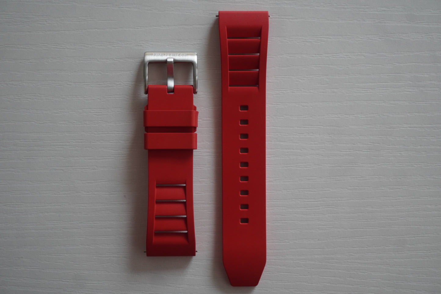 Red FKM Rubber Strap