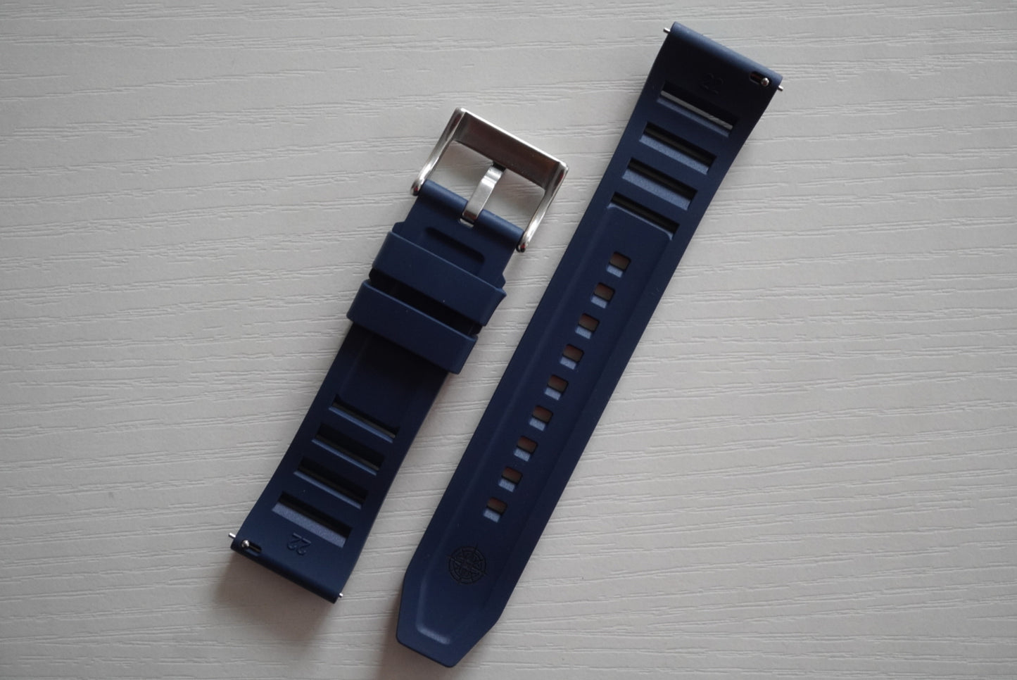 Blue FKM Rubber Strap