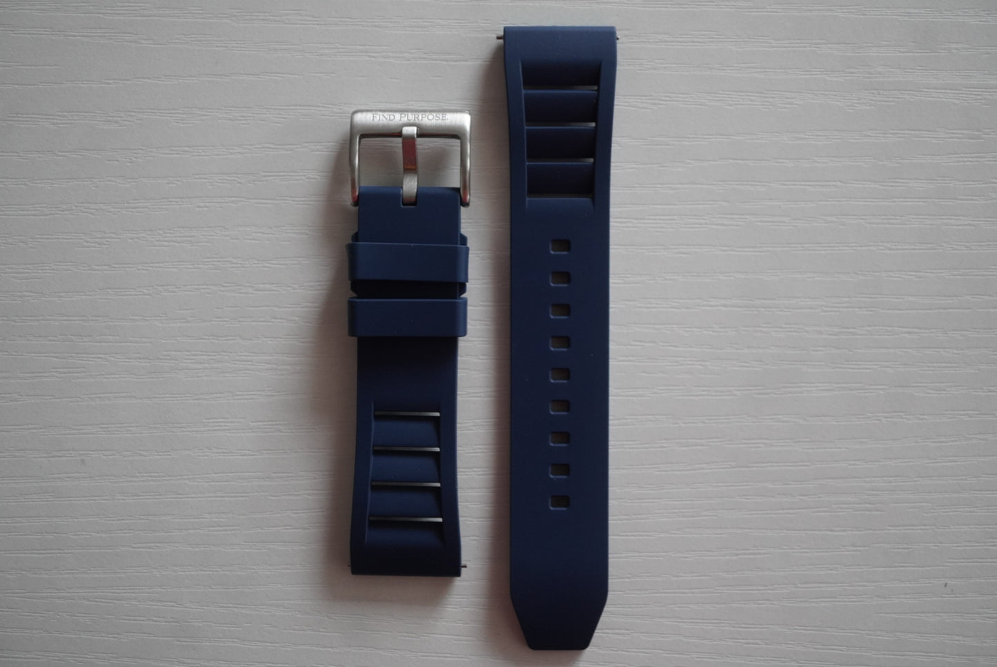 Blue FKM Rubber Strap